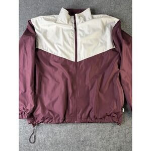 Turfer Athletic Y2K Windbreaker Jacket Men‎ Large Purple Full Zip Retro Style